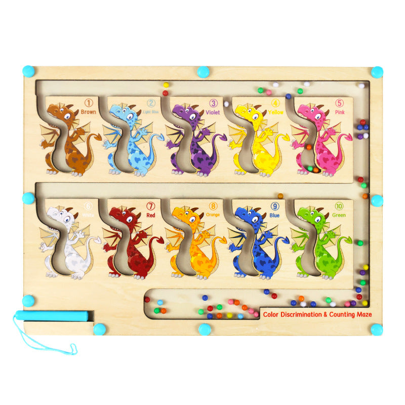 wooden math set