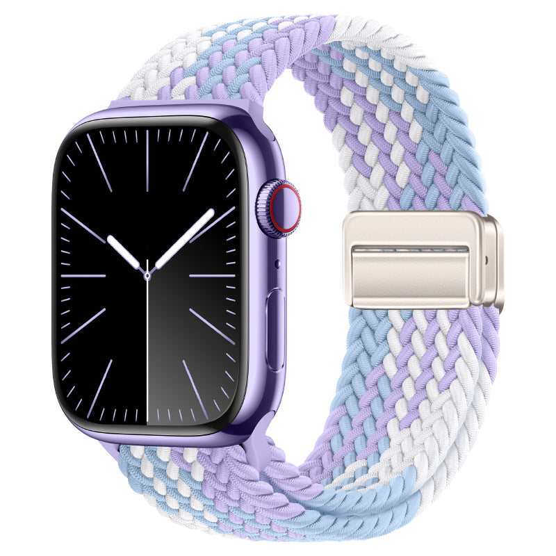 Stylish Nylon Woven Magnetic Apple Watch Band - Compatible with All Series