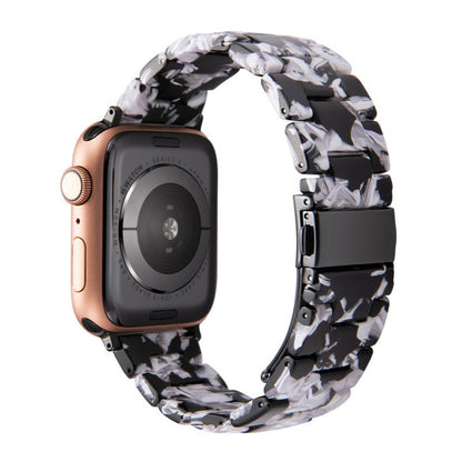 Stylish Natural Resin Apple Watch Band - Compatible with Series 1-9 & Ultra Models