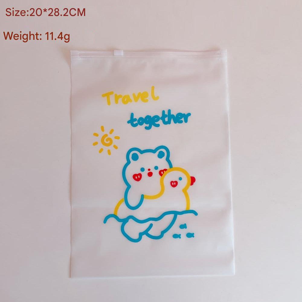 Tea bear big travel storage bag