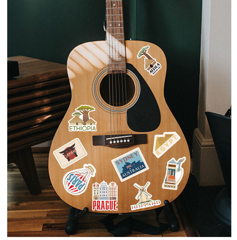 Guitar stickers