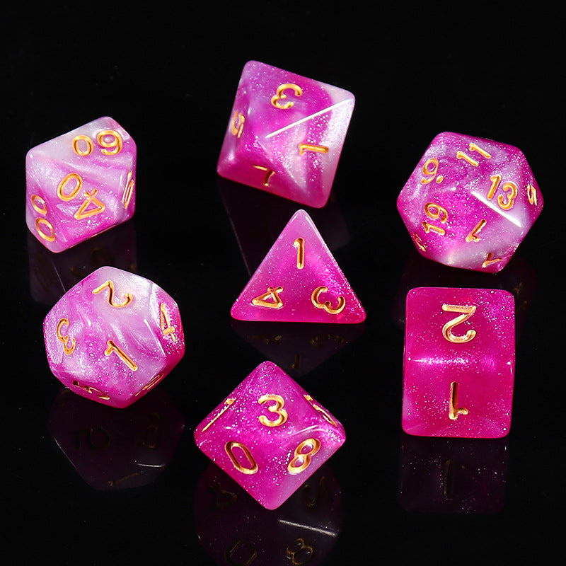 starry gaming dice