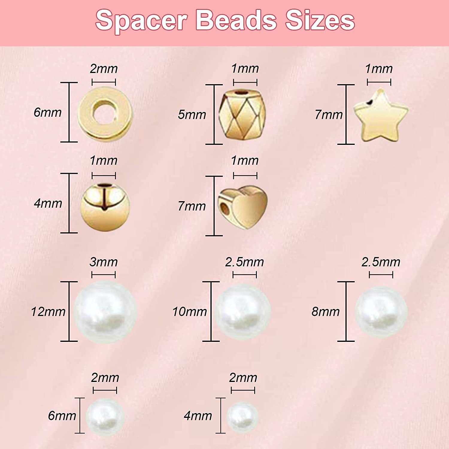 star beads for bracelets and necklaces