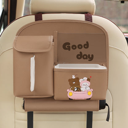 car backseat accessory in beige image