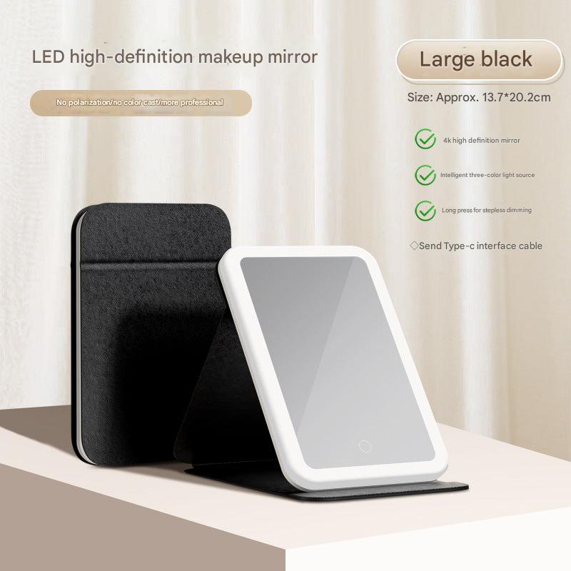 compact LED mirror for beauty