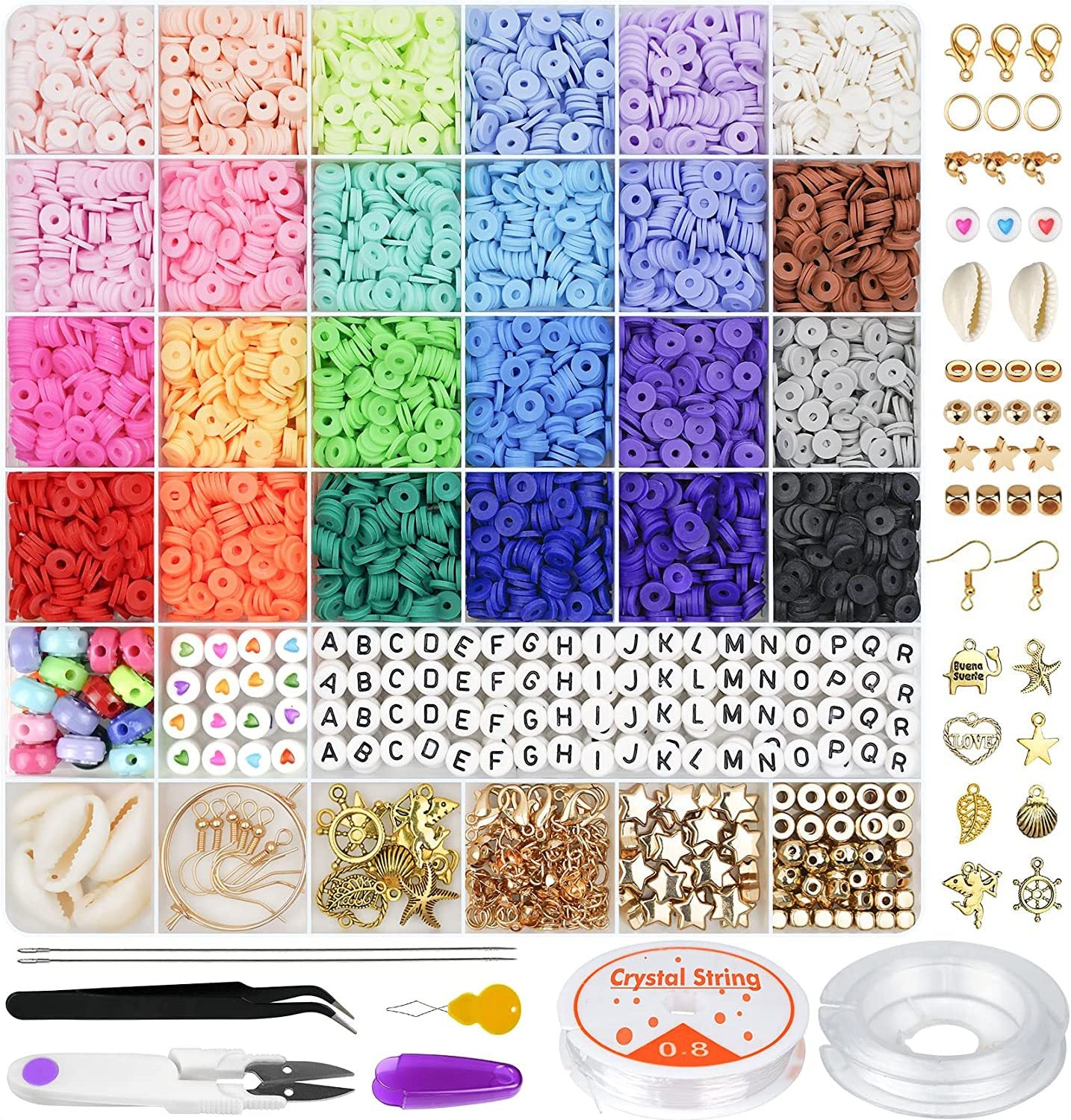 bohemian bead kit colorful