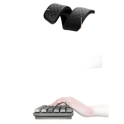 Ergonomic Memory Foam Wrist Rest Pad for Mechanical Keyboard & Mouse - Non-Slip Silicone Base