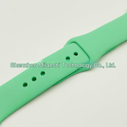 Premium Silicone Sports Watch Band for Apple Watch Series 4-9, SE, and Ultra 2 - Stylish, Durable, and Comfortable Replacement Straps