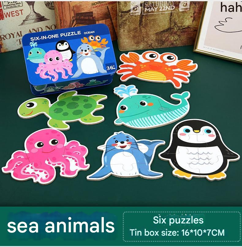 Animal shape puzzle