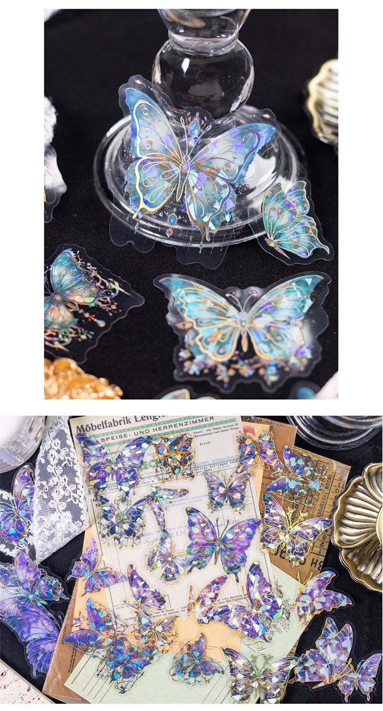 creative butterflies PET stickers