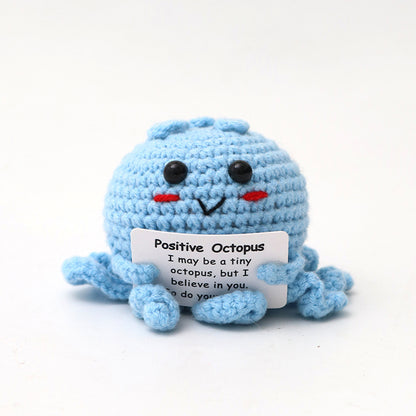 knitted octopus toy