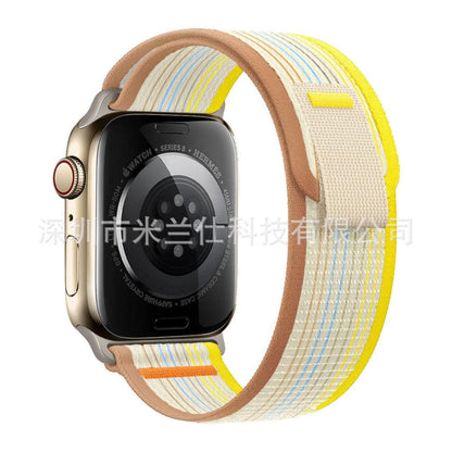 Durable Nylon Sport Strap for Apple Watch - Compatible with Ultra, Series 7 & More - Variety of Colors Available