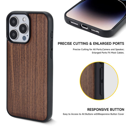 Handcrafted Wooden Phone Case for iPhone 15, 14, and 13 Series – Premium Eco-Friendly Protection