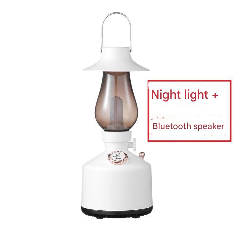 portable humidifier with bluetooth speaker side view