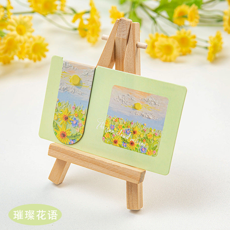 magnetic grip oil painting page holder