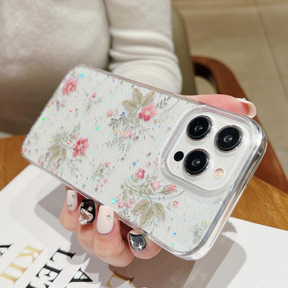 Silicone Butterfly Floral iPhone Case - Shockproof Compatible with iPhone 15, 14, 13 & Samsung S24 Series