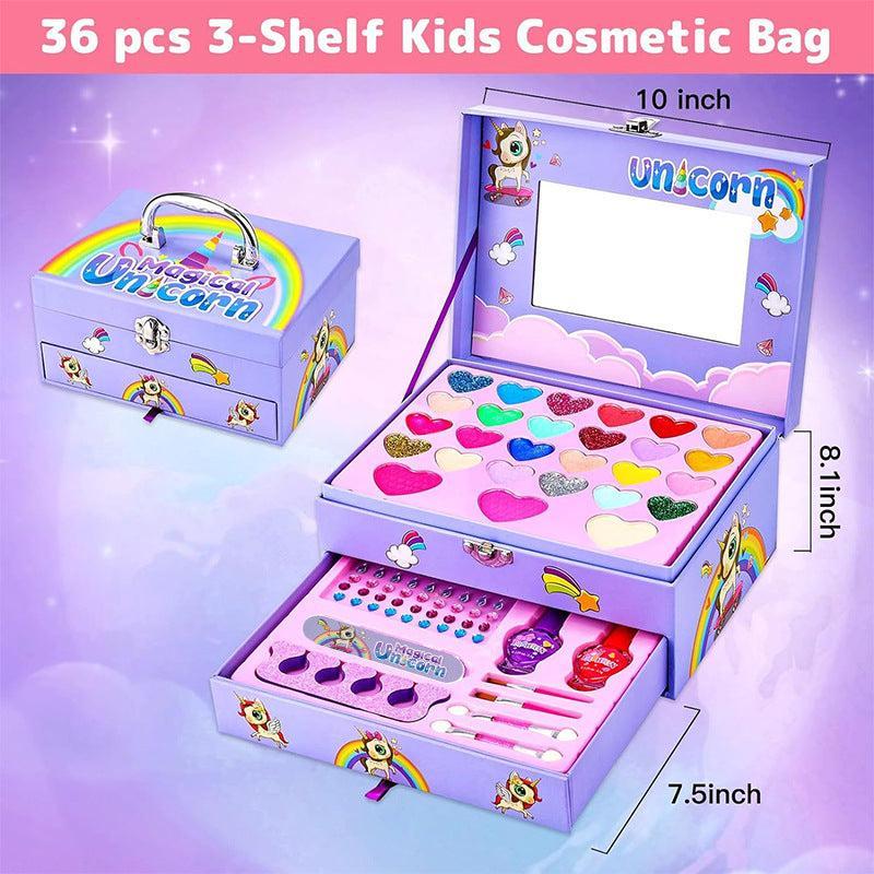 dual layer kids makeup kit