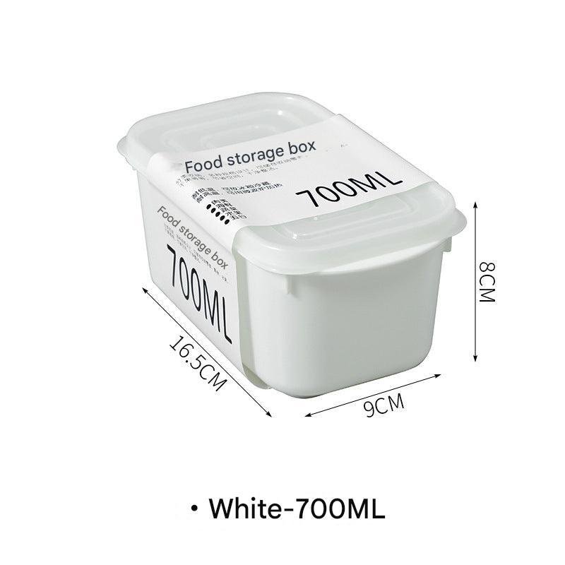 Zimoo food storage white container sealed