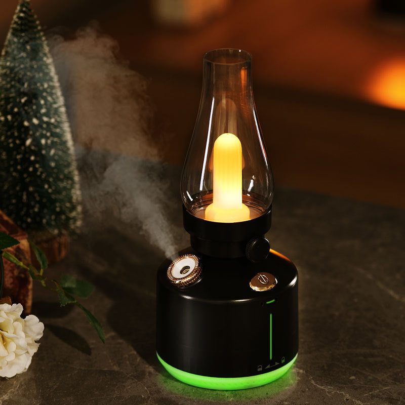 green led humidifier and bluetooth speaker indoor