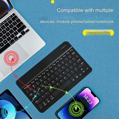 Wireless Bluetooth Keyboard and Mouse Combo for iPad, iPhone, and Android Tablets - Silent Scissor Switch and Ergonomic Design