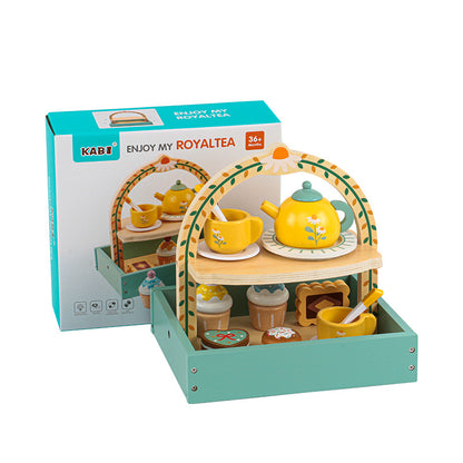 kids wooden kitchen mixer toy