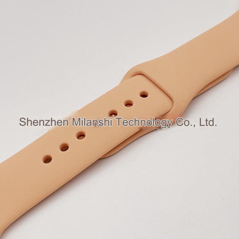 Premium Silicone Sports Watch Band for Apple Watch Series 4-9, SE, and Ultra 2 - Stylish, Durable, and Comfortable Replacement Straps