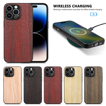 Stylish Wood Grain iPhone & Samsung Case - Durable, Lightweight, and Anti-Fingerprint Protection