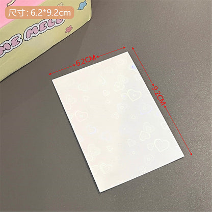 Multi-colored protective card sleeve