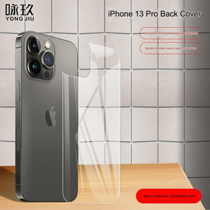 Premium Tempered Glass Back Cover for iPhone 13 Mini/Pro/Pro Max - 0.3mm Ultra-Thin, Anti-Fingerprint, HD Clarity