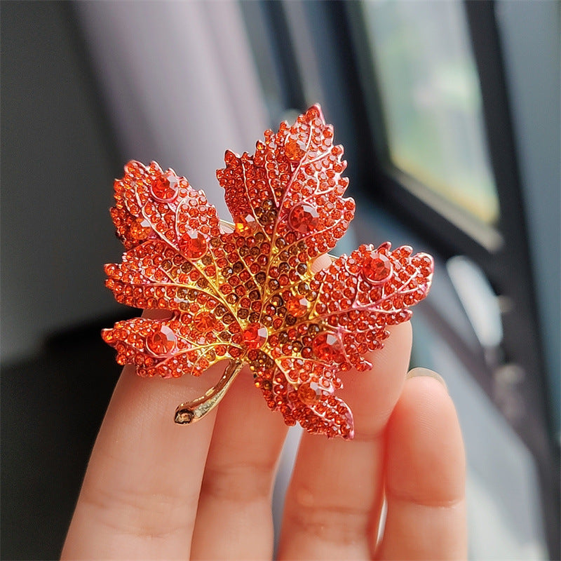 Brooch Detailed View with Sparkling Crystals - Image 6