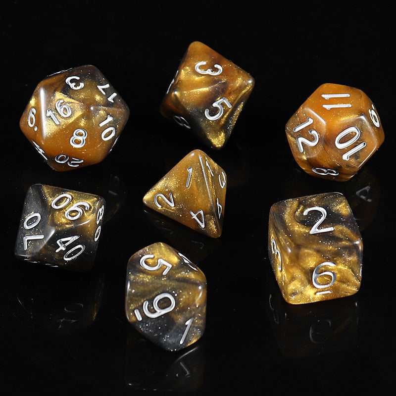 starry gaming dice