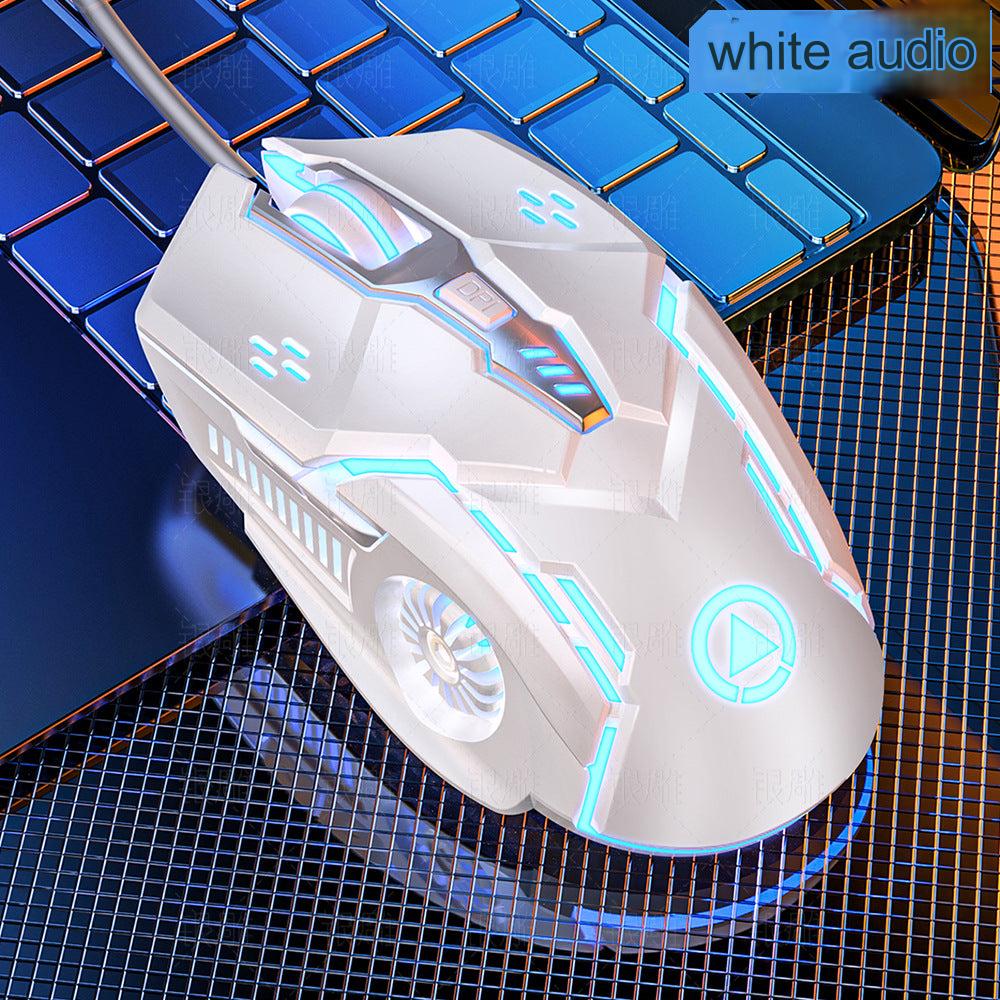 RGB Wired Gaming Mouse G5 - Ergonomic, 3200 DPI, 6-Button Optical, USB - Silent & Colorful Backlit for Ultimate Gaming Experience