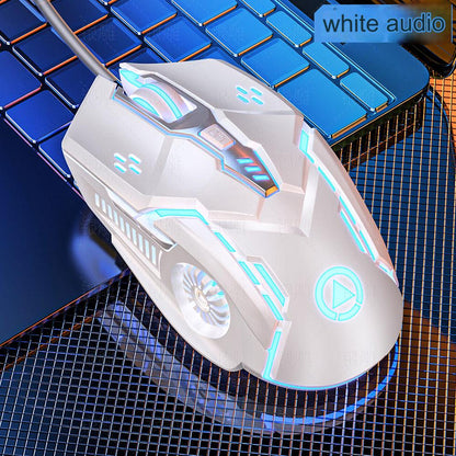 RGB Wired Gaming Mouse G5 - Ergonomic, 3200 DPI, 6-Button Optical, USB - Silent & Colorful Backlit for Ultimate Gaming Experience