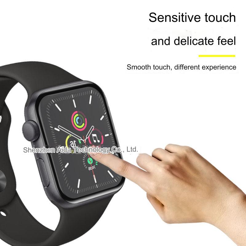 Premium 3D Curved Protective Film for Apple Watch SE 40mm/44mm - Ultra Clear, Anti-Fingerprint, and Scratch-Resistant