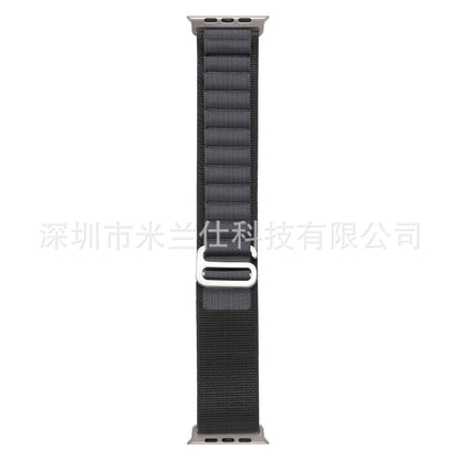 Durable Nylon Sport Strap for Apple Watch - Compatible with Ultra, Series 7 & More - Variety of Colors Available