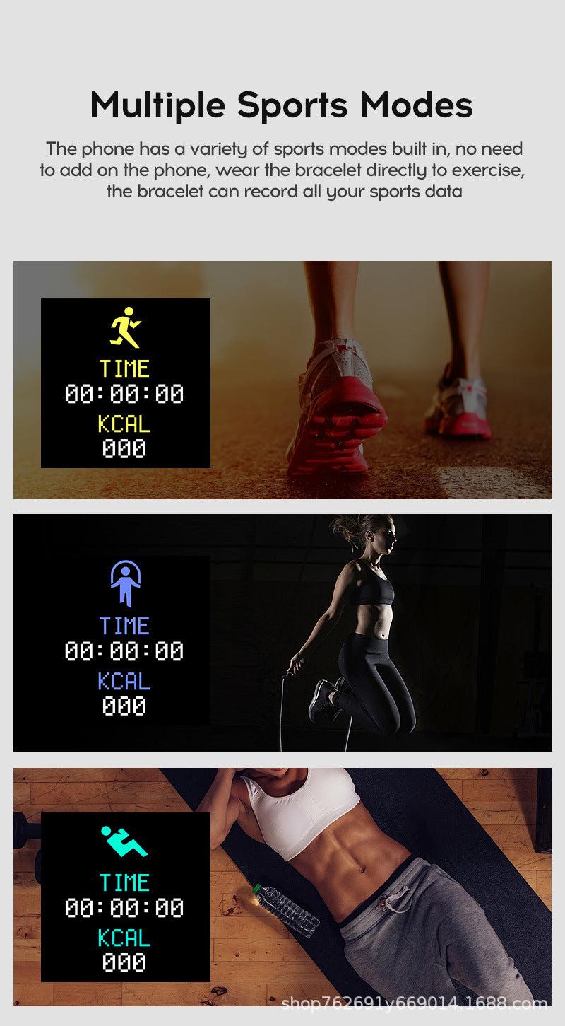 Y68 Smart Fitness Tracker in Use
