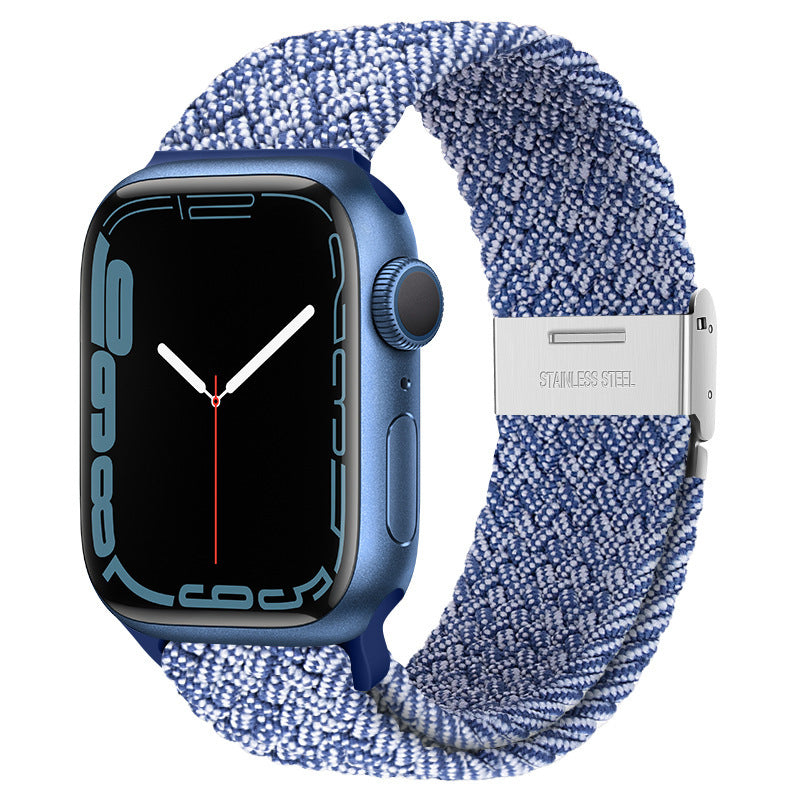 Premium Nylon Woven Strap for Apple Watch - Fits All Series and Sizes - Adjustable Buckle - Stylish and Durable