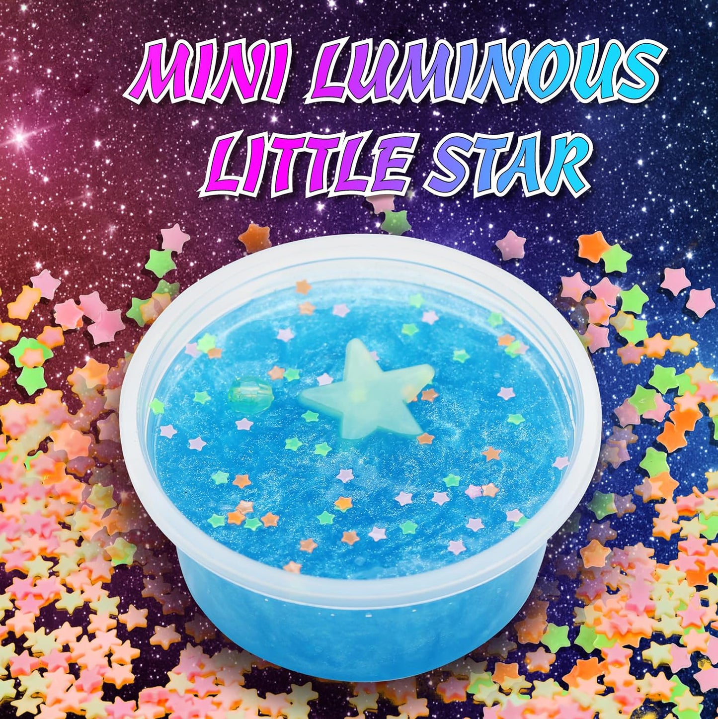 Galactic DIY Slime Kit - Fun Starry Bubble Foam Play Set for Kids | Creative Sensory Activity