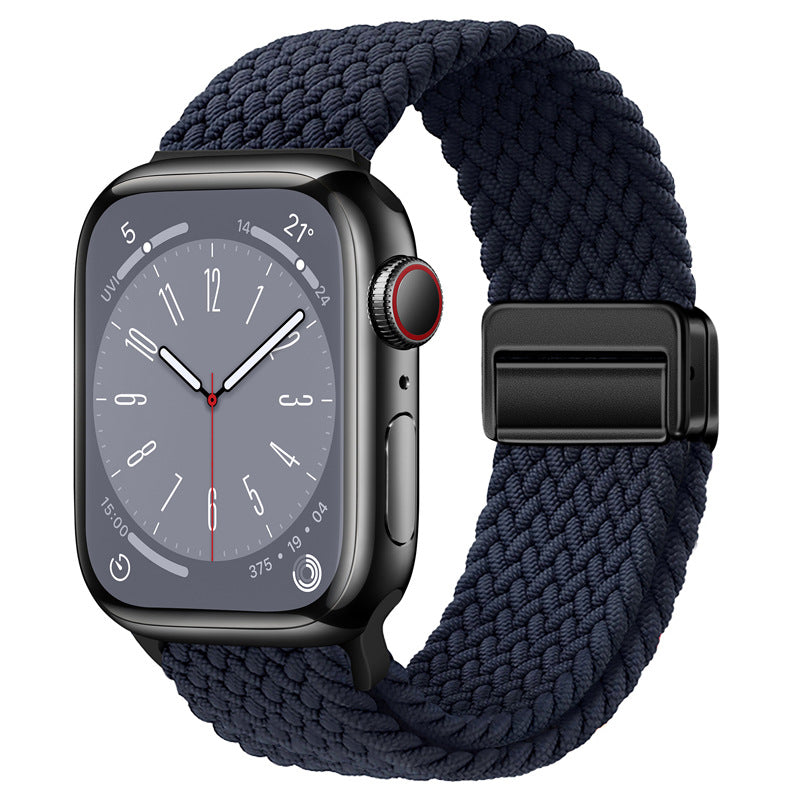 Stylish Nylon Woven Magnetic Apple Watch Band - Compatible with All Series