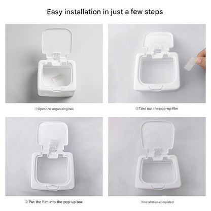 Clear Plastic Organizer for Desk and Vanity Use