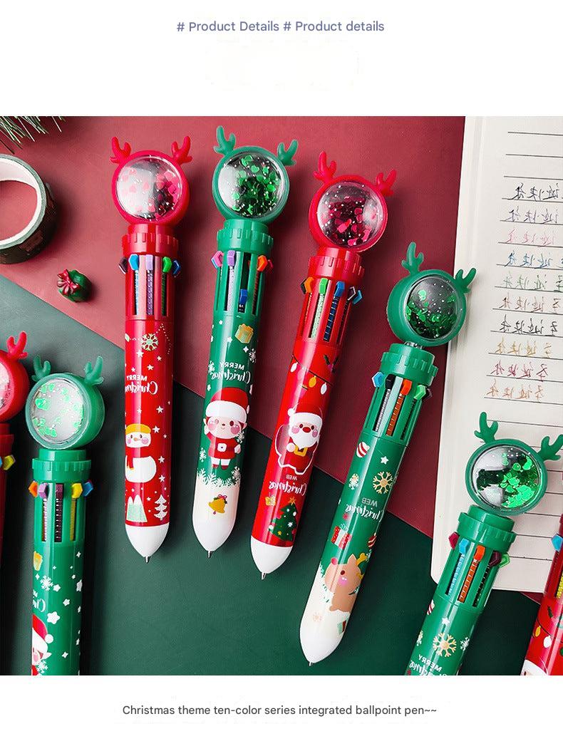 versatile colorful retractable ballpoint for holidays