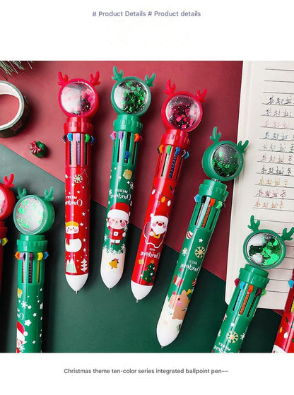 versatile colorful retractable ballpoint for holidays