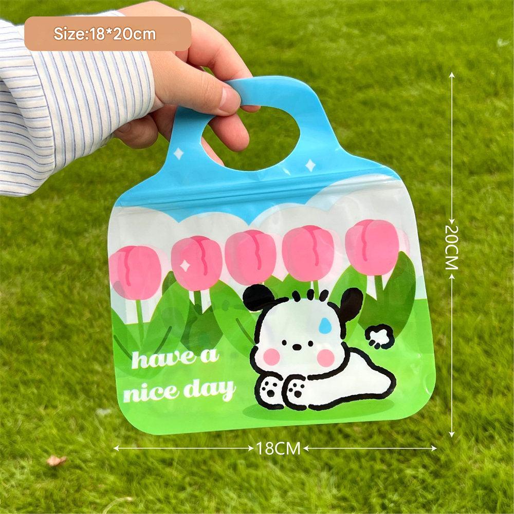 cartoon decorated self-seal bag