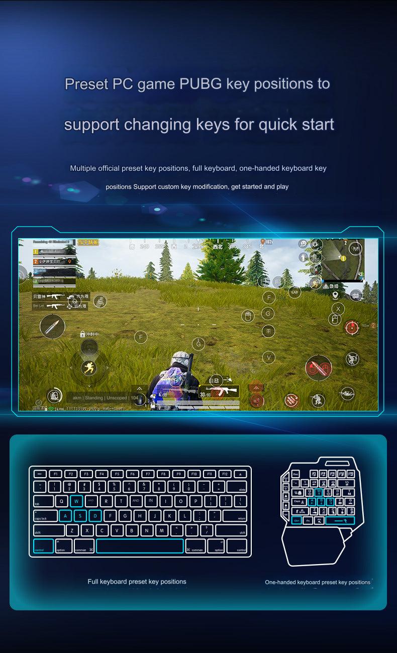 Gaming Elite: MixSE+ Keyboard & Mouse Adapter for Mobile Gaming - Bluetooth Enabled, Smart Gun Control