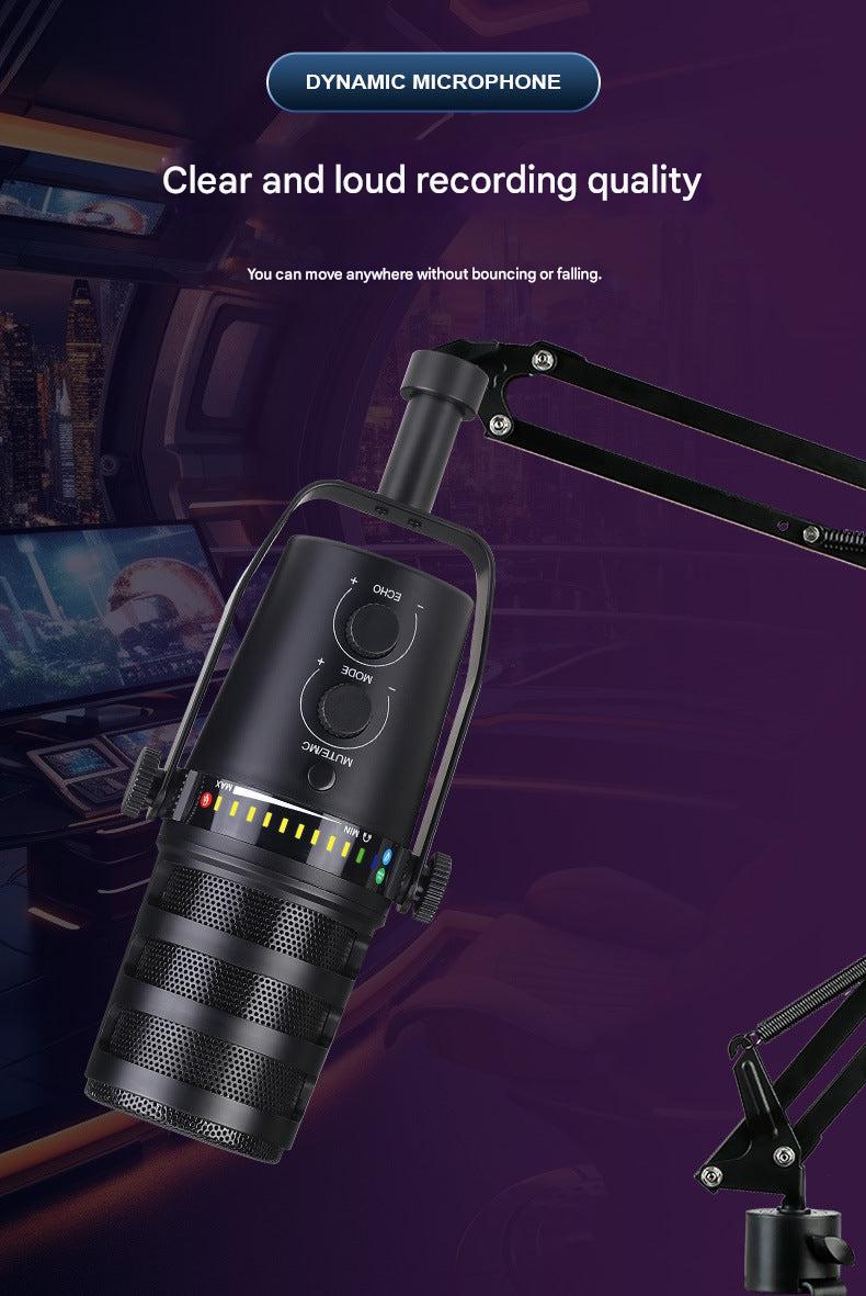 Dynamic USB/XLR Microphone for desktop and mobile