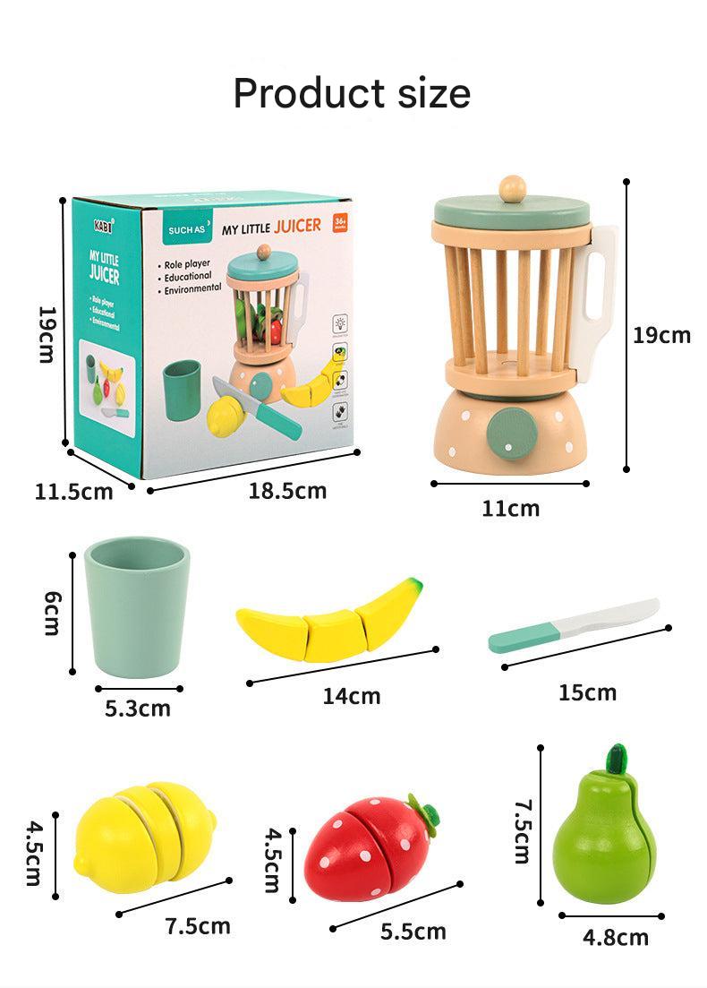 deluxe wooden kitchen toy set contents