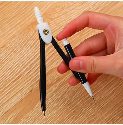 professional drafting compass set in sleek black finish