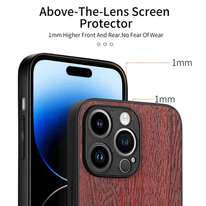 Stylish Wood Grain iPhone & Samsung Case - Durable, Lightweight, and Anti-Fingerprint Protection