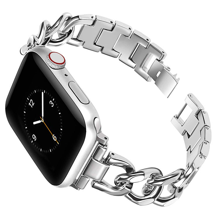 Luxury Metal Apple Watch Band - Chic Chain Link Design for Women & Men