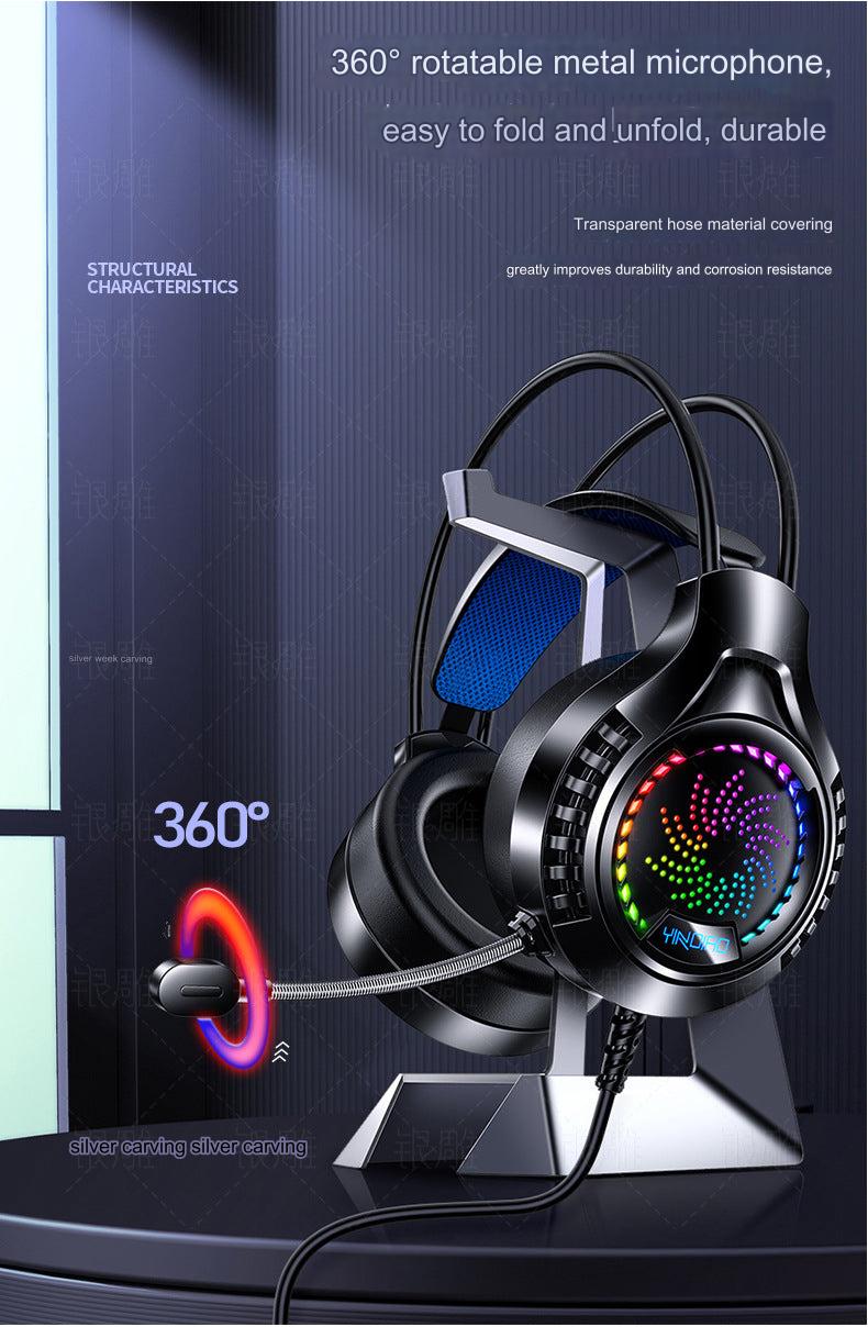 RGB Wired Gaming Headset with 7.1 Surround Sound - Q7 Model